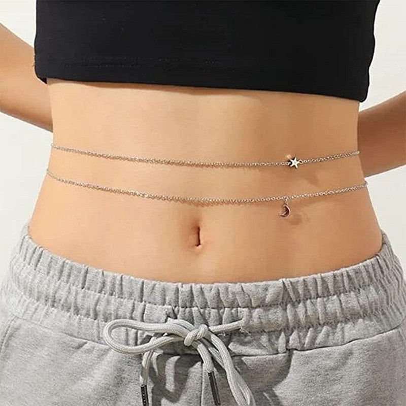 Star Moon Sexy Body Waist Chain Jewelry