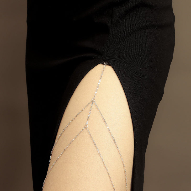 Hot Girl Sexy Thigh Chain Female Elastic Band