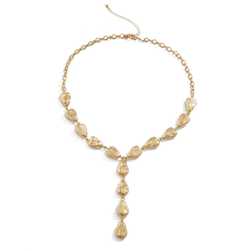 Irregular CCB Beads Necklace
