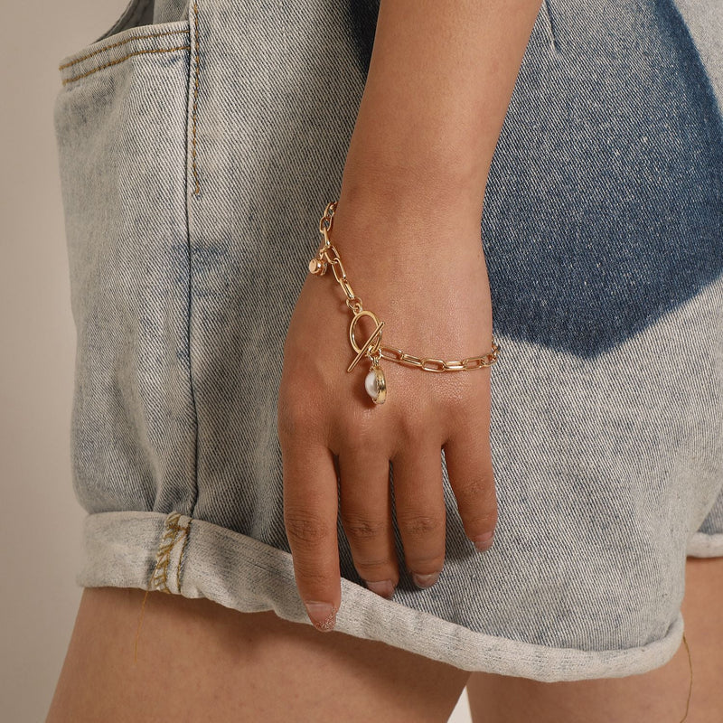 Classic Link Paperclip Chain Bracelet