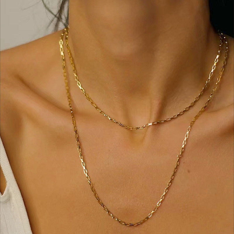 Double Layer Chain Necklace