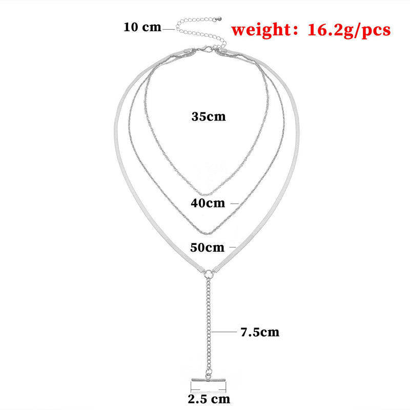 Sexy Copper Flat Snake Chain Necklaces for Women