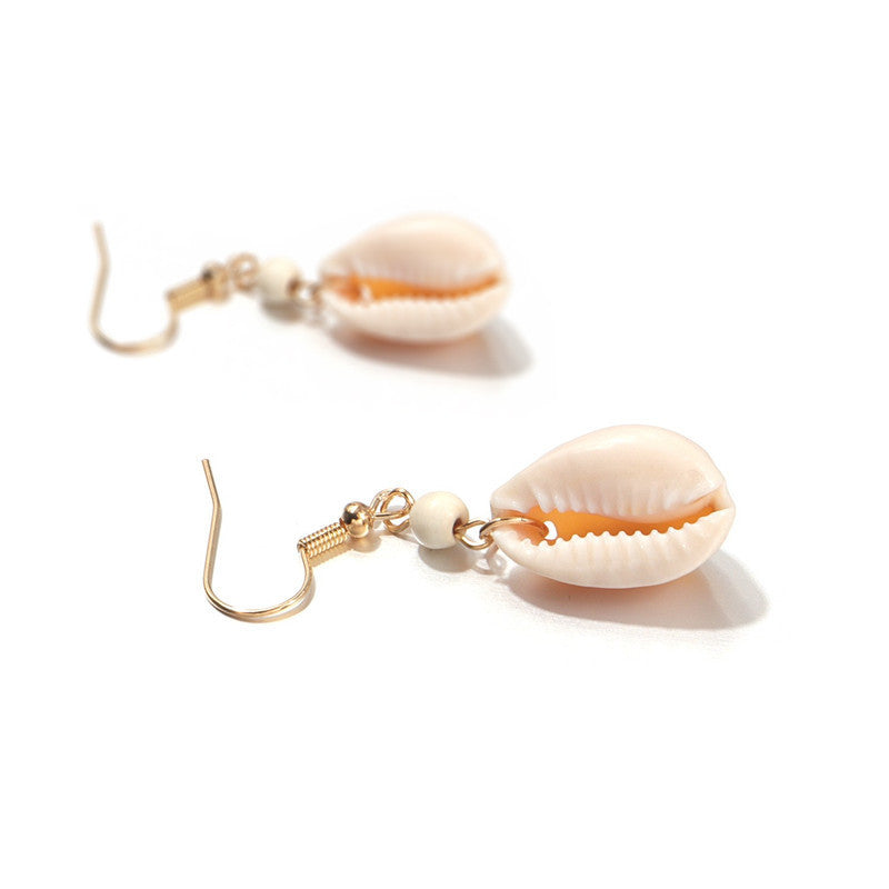 Bohemia Jewelry Pearl Natural Shells Earrings