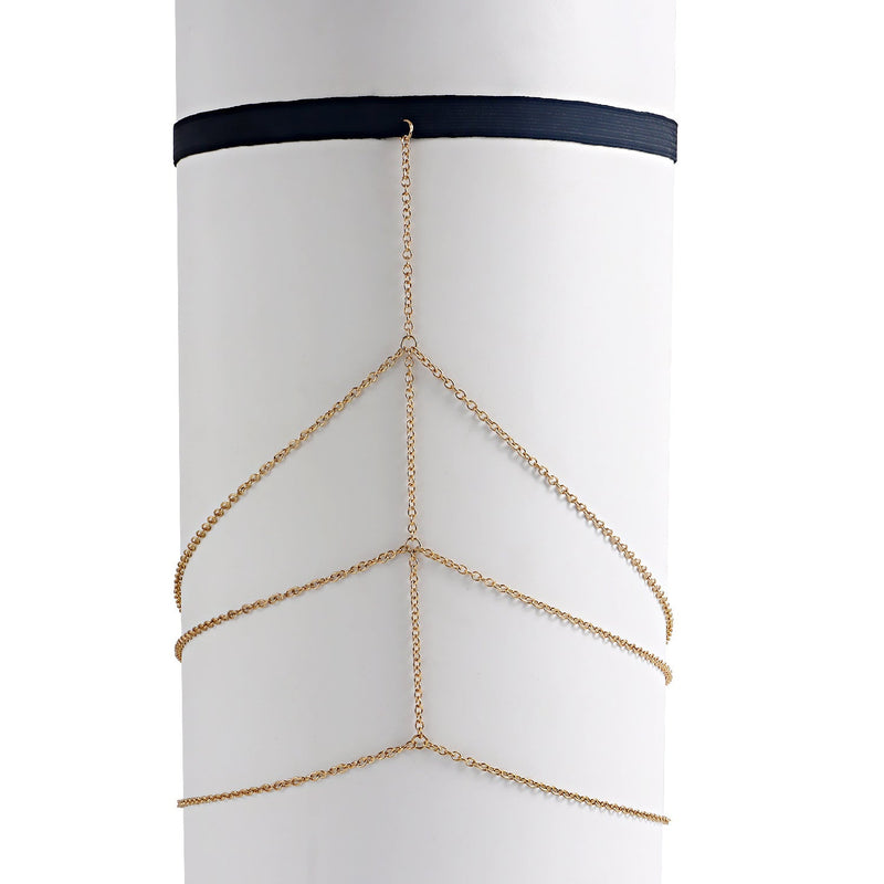 Elastic Leg Chain Women Simple Body Jewelry
