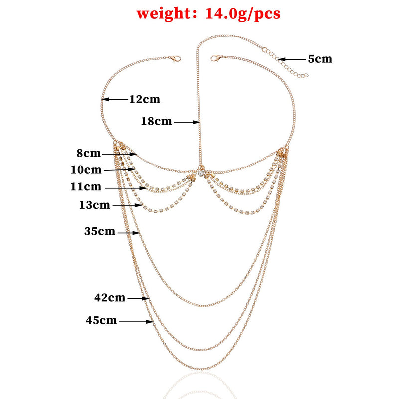 Head Jewelry Chain Rhinestone Headdress