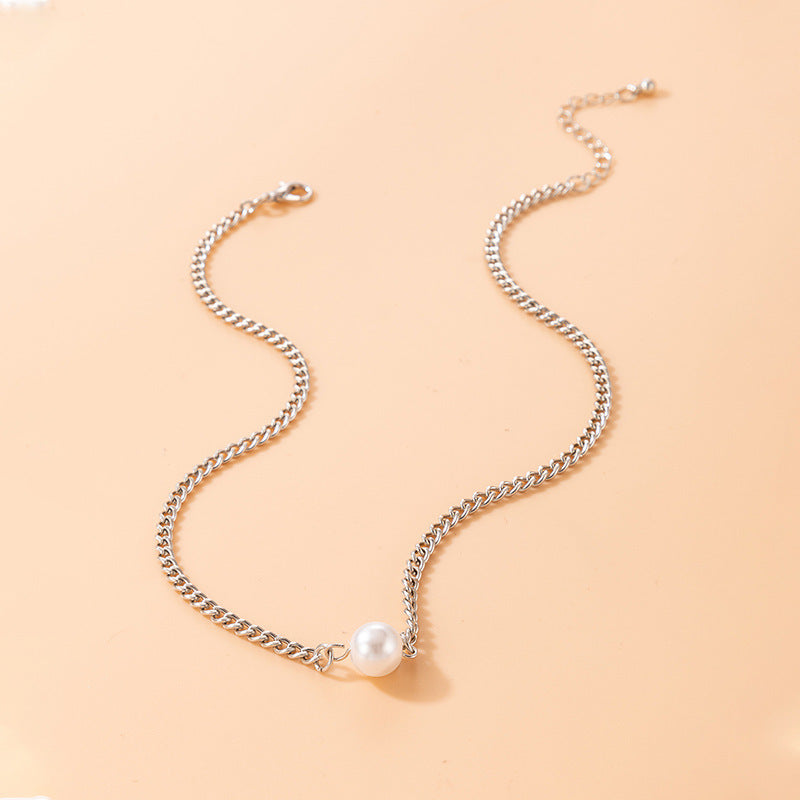 Custom Fashion Jewelry Pearl Chain Necklace