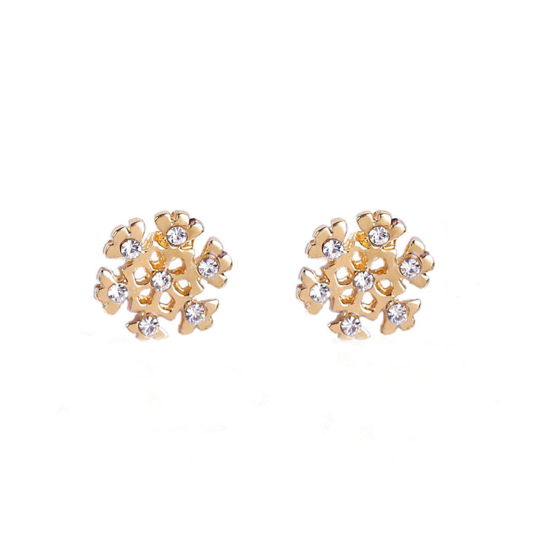 Rhinestone Snowflakes Earring