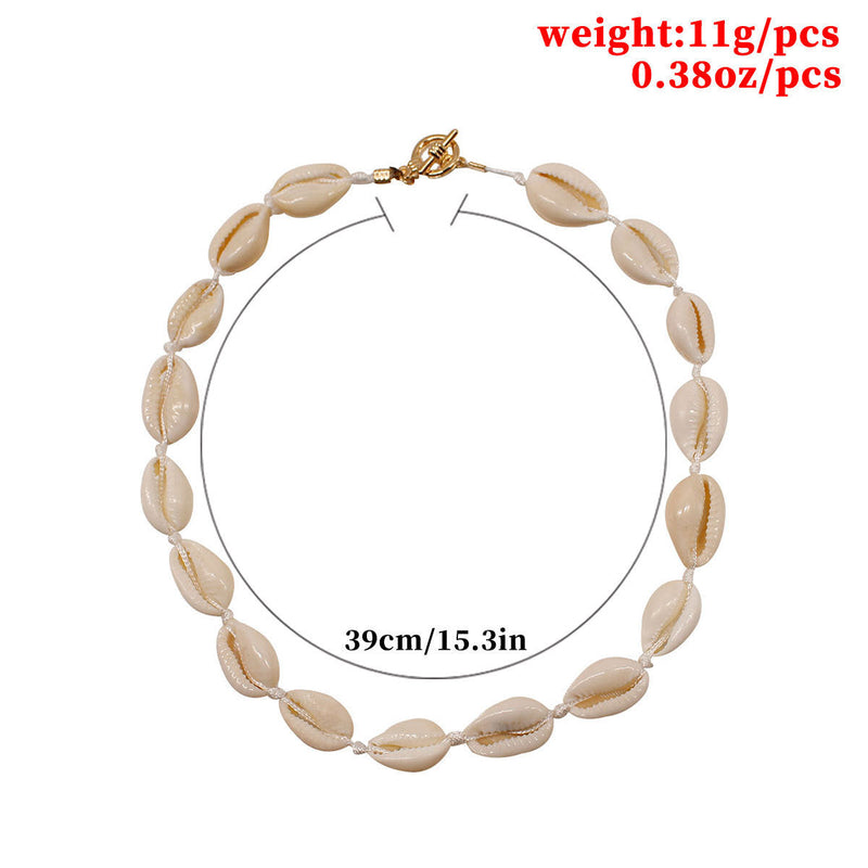 Summer Bohemian Handmade Natural Shell Choker Necklaces