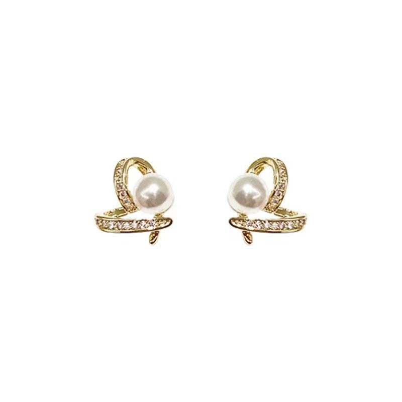 Small Hollow Love Heart Earrings