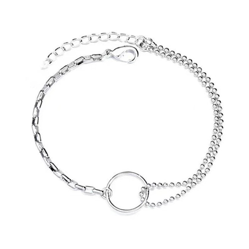 Simple Circle Design Chain Bracelet