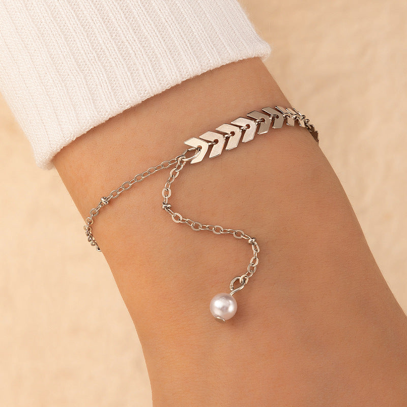 Leaf Chain Bracelet