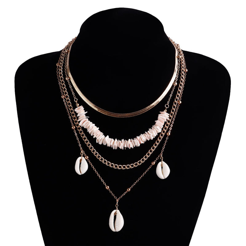 Handmade Pearl Choker Necklace Irregular Pearl Multy Layered