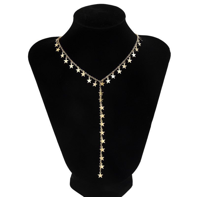 Star Long Tassels Necklaces for Women