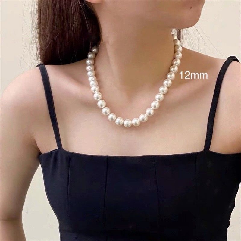 Wedding Pearl Necklace for Women White Womens Pearl Choker Necklace