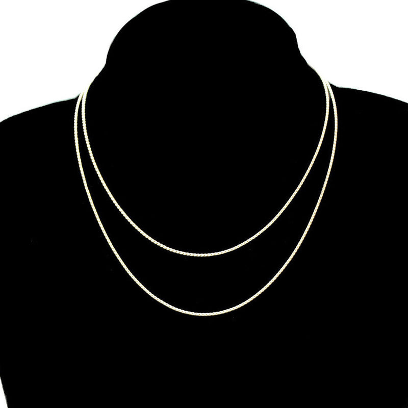 Multi-Layer Link Snake Bone Choker Necklace for Women