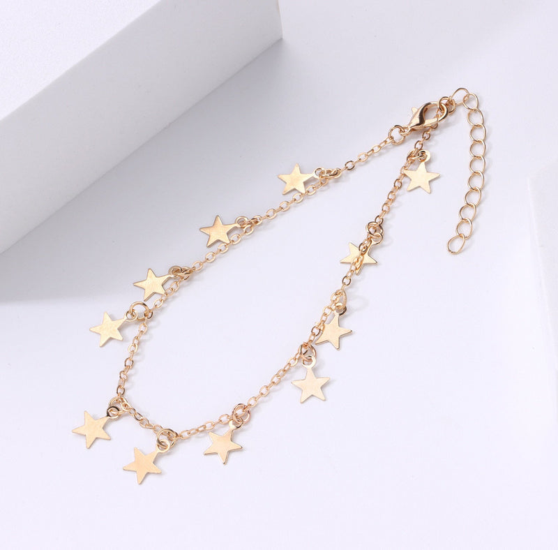 Little Star Pendant Anklet Jewelry