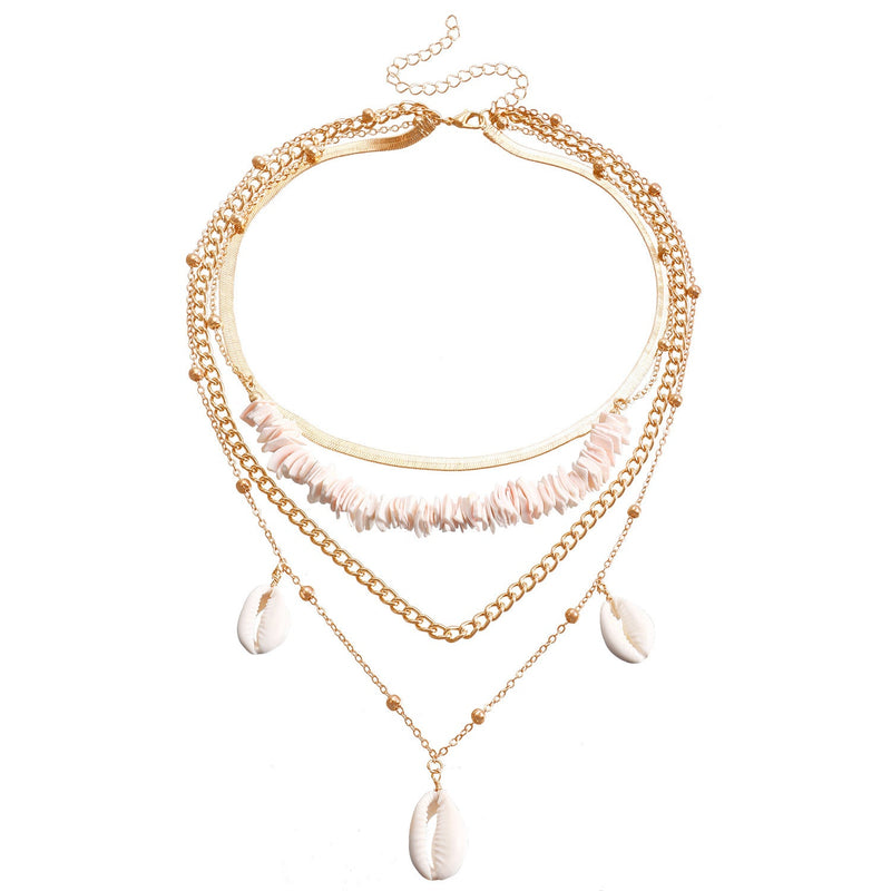 Handmade Pearl Choker Necklace Irregular Pearl Multy Layered