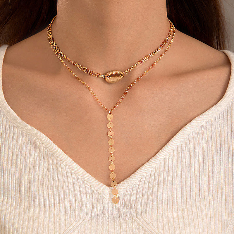 Simple Chain Multi Layer Necklace