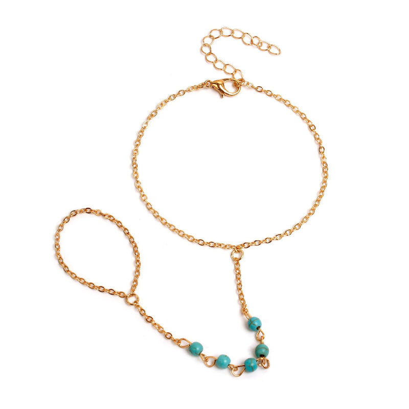 Fashion Simple Turquoise Handmade Beaded Bracelet