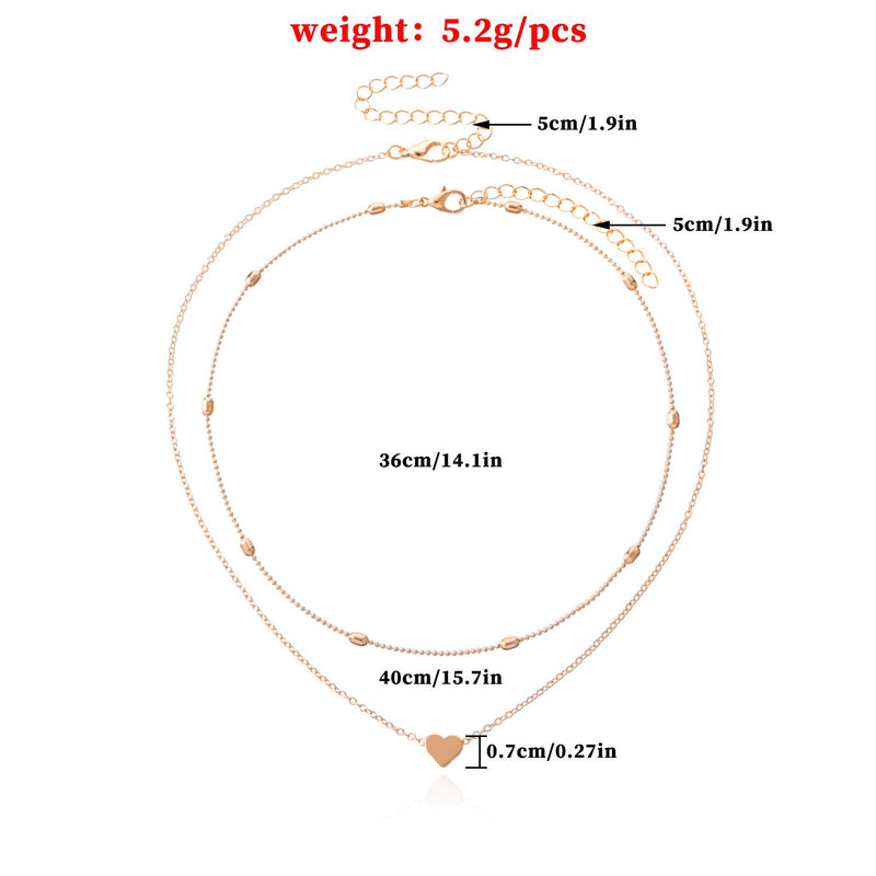 Layer Chain Choker Necklace for Women