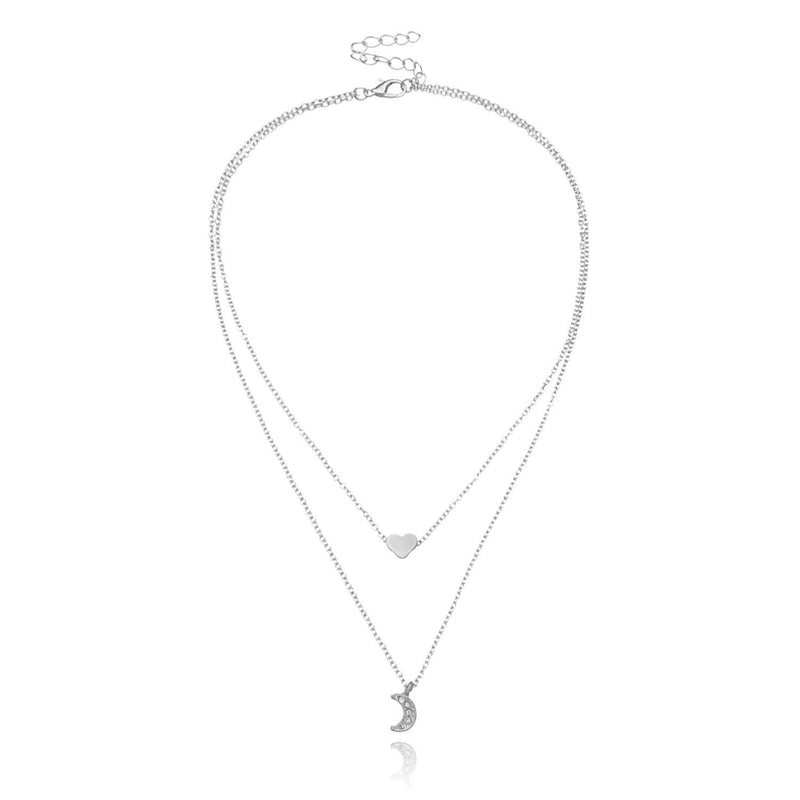 Double Layer Heart Necklace