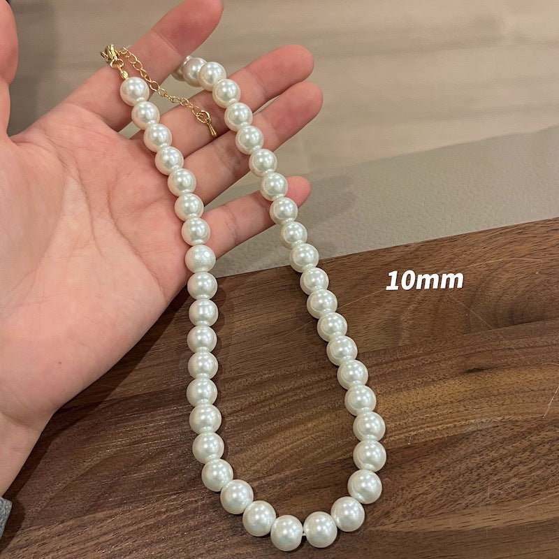 Fashion Pearl Beaded Choker Necklace Jewelry for Women Girls