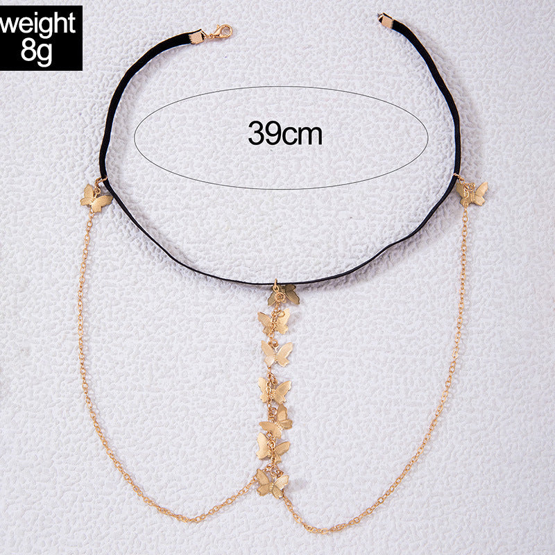 Sexy Butterfly Thigh Chain Fashion Jewelry Body Chain