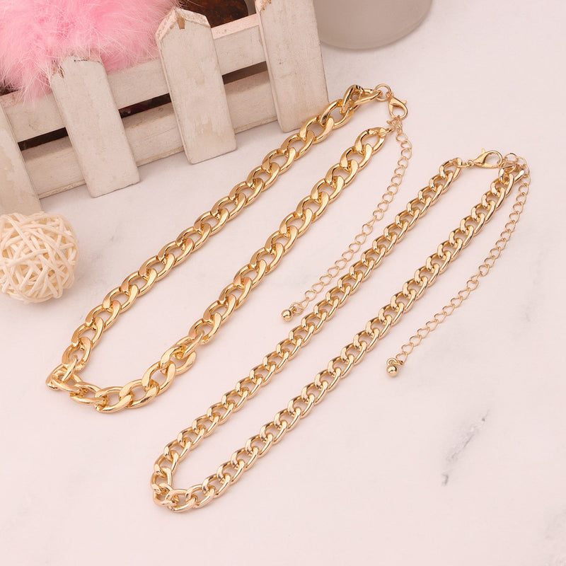 Cuban Chain Necklace Chunky Aluminium Chain