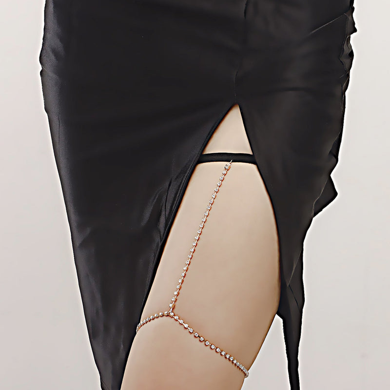 Fashion Rhinestone Thigh Chain