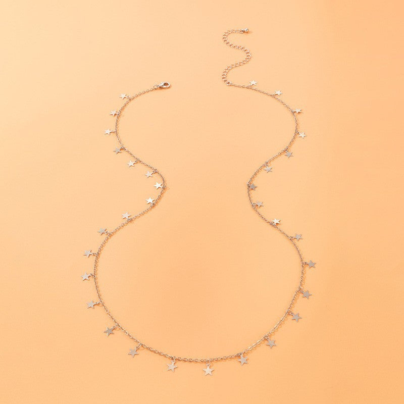 Bohemian Body Chain Jewelry Geometric Star Belly Chains
