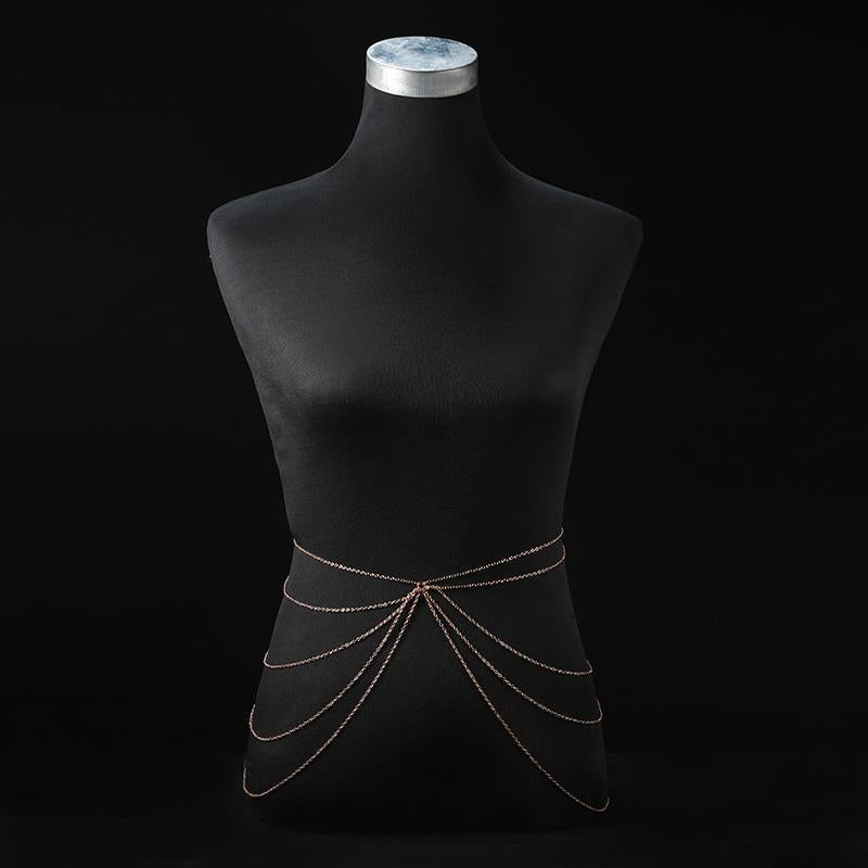 Sexy Multi-Layer Bikini Decoration Waist Chain Body Chain