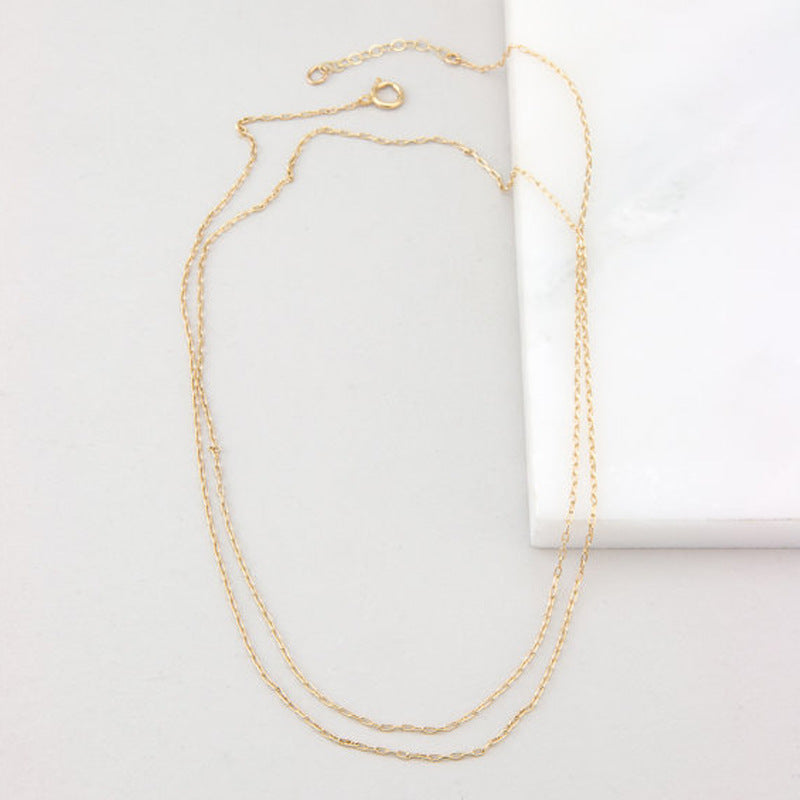 Elegent Long Chain Layered Necklace