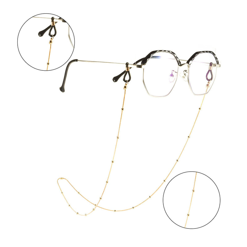Woman Metal Masking Chains Sunglasses Elegant Glasses Accessories
