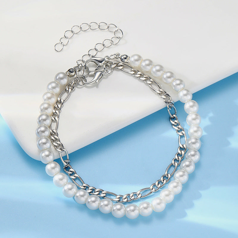Two Layers Pearl Bracelet