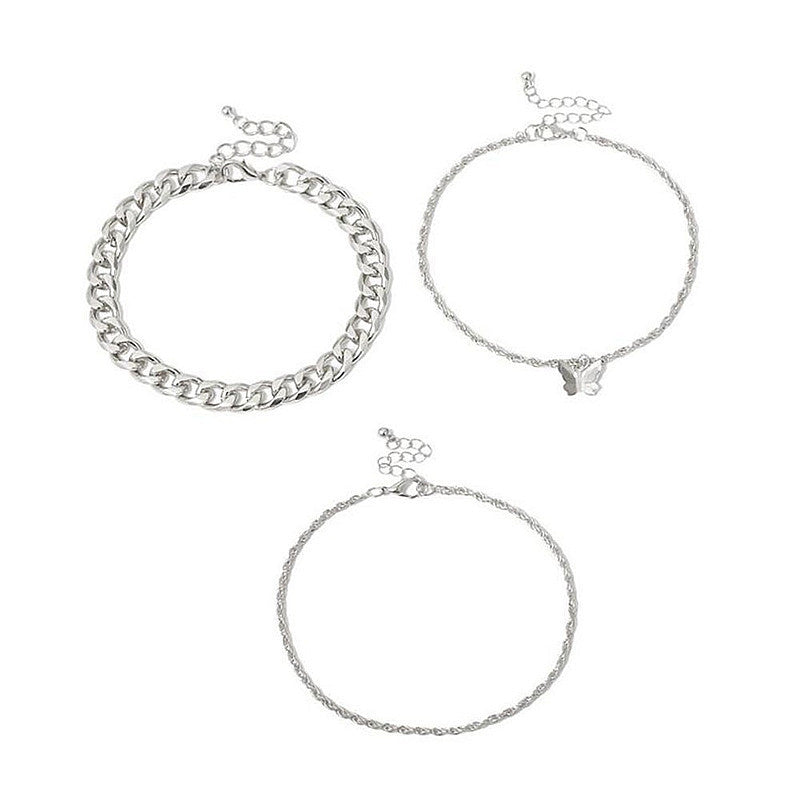 Bohemian Layers Butterfly Anklets Jewelry