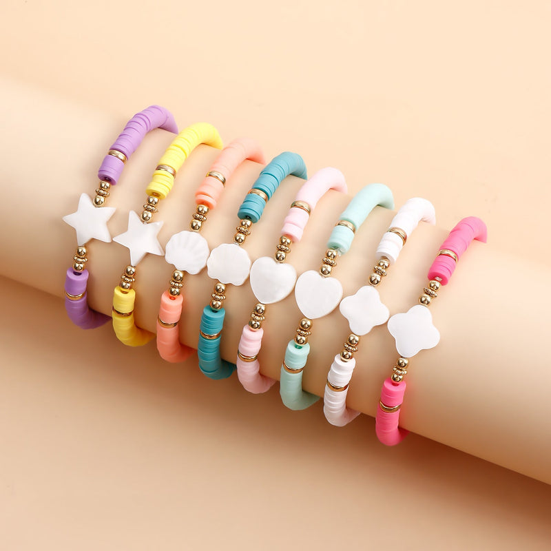 Color Polymer Clay Bracelet for Women