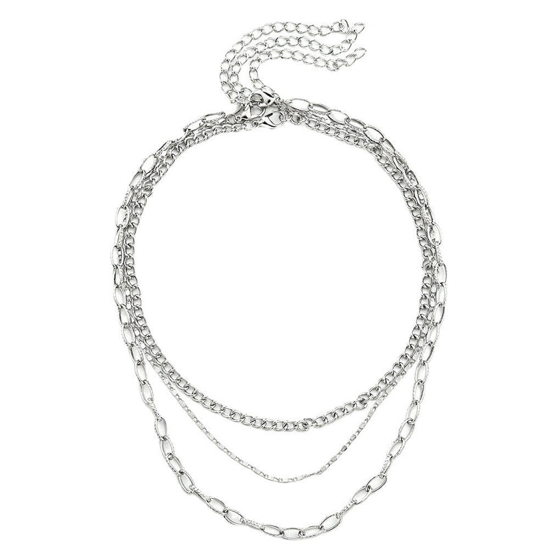 Hip Hop Jewelry Layer Chain Necklace