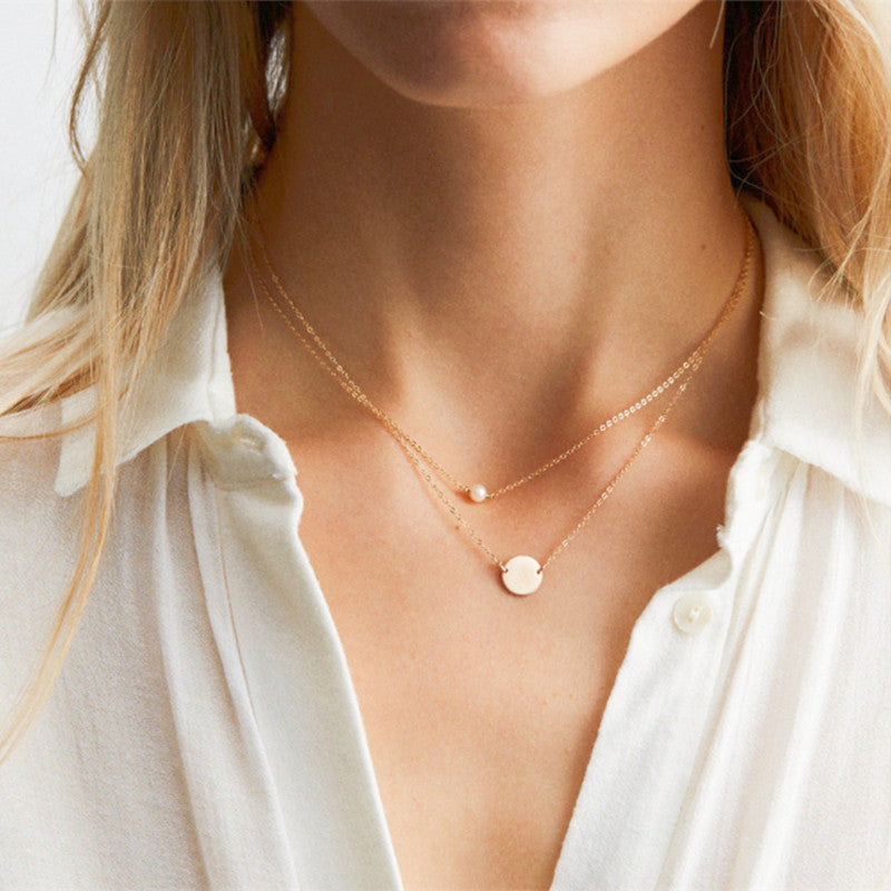 Choker Imitated Pearl Necklaces for Women