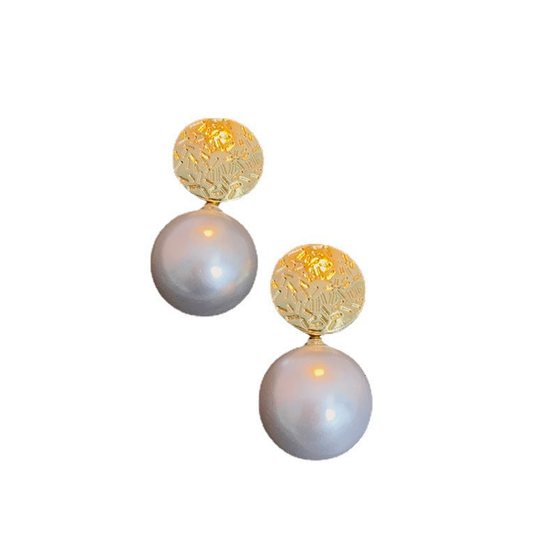 Vintage Geometric Baroque Pearl Tassel Earring