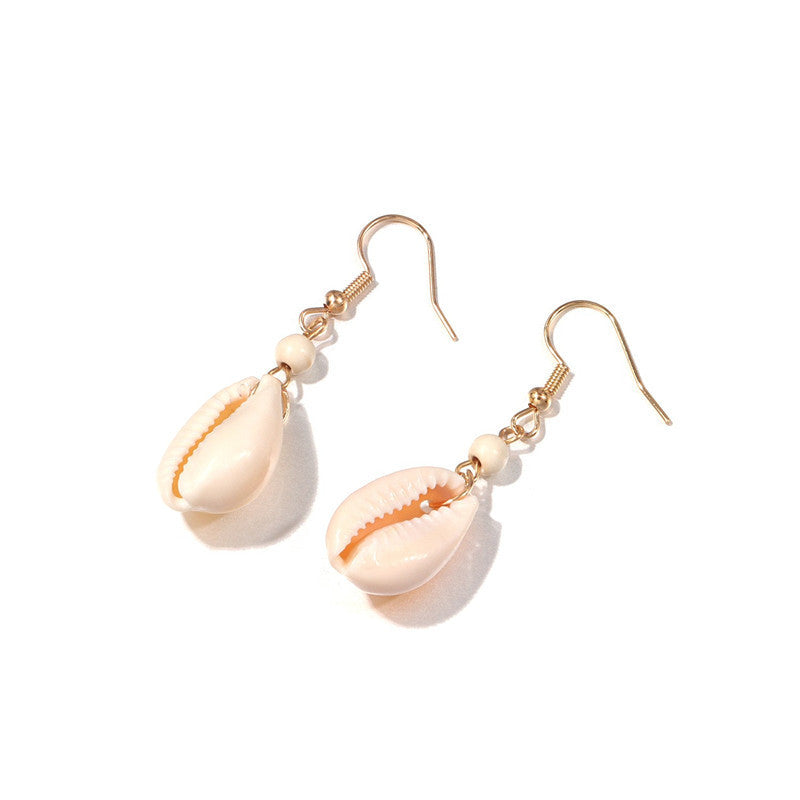 Bohemia Jewelry Pearl Natural Shells Earrings