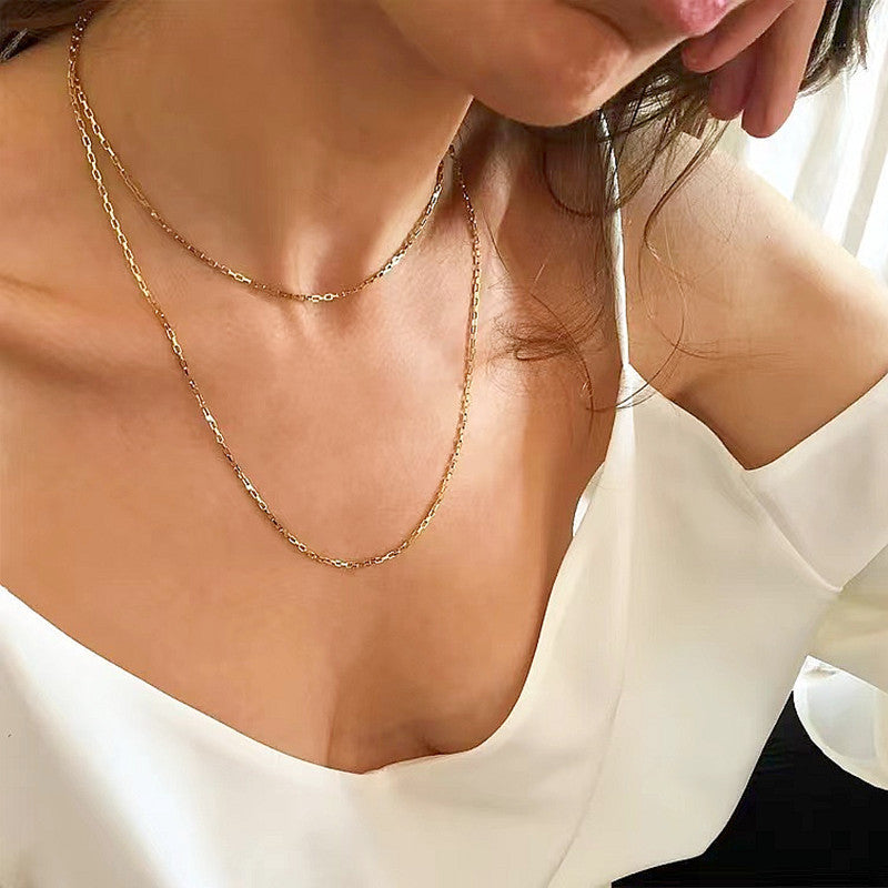 Double Layer Chain Necklace
