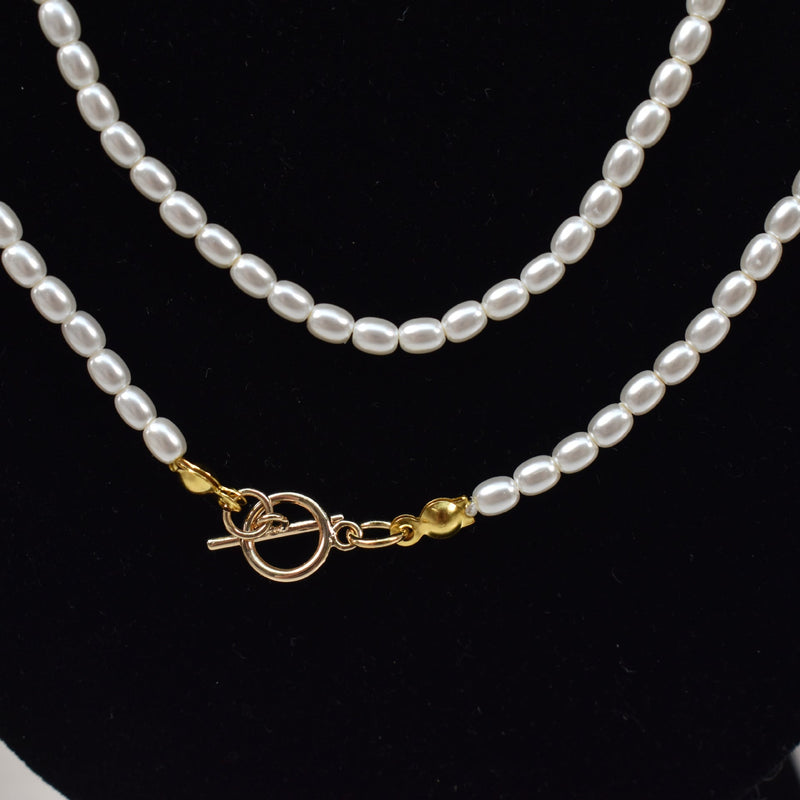 Multi-layer Imitation Long Pearl Necklace