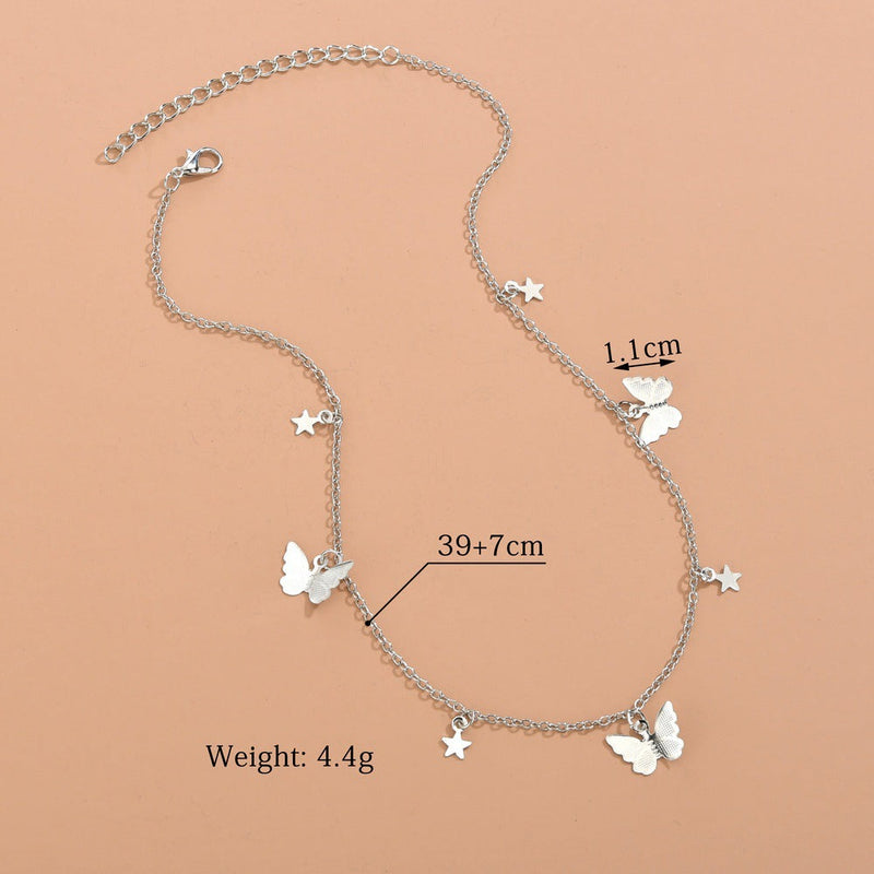 Butterfly Pendant Necklace for Women
