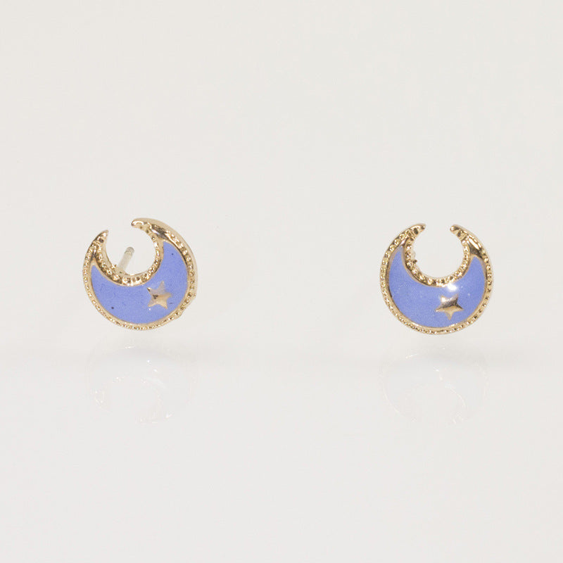 Moon Star Earrings Jewelry