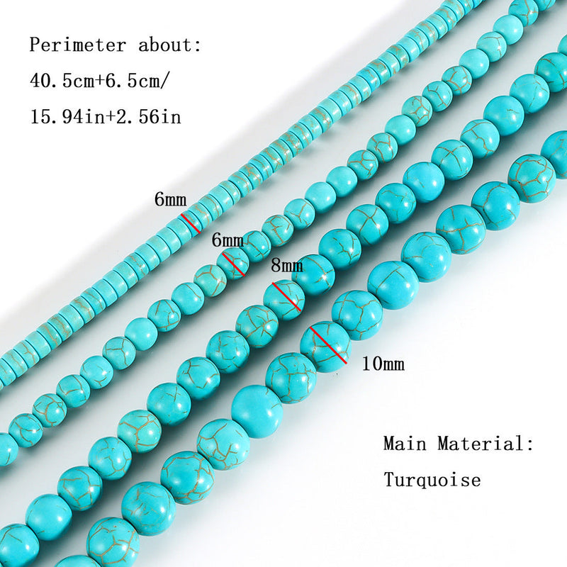 Vintage Turquoise Bead Necklace