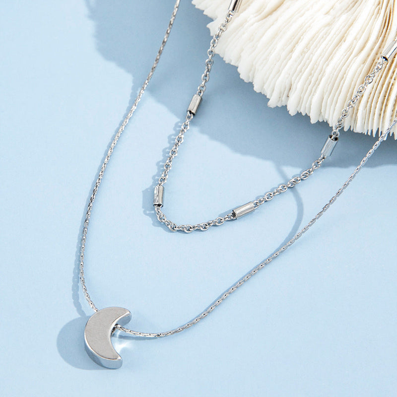 Moon Necklace Pendant Necklace Jewelry