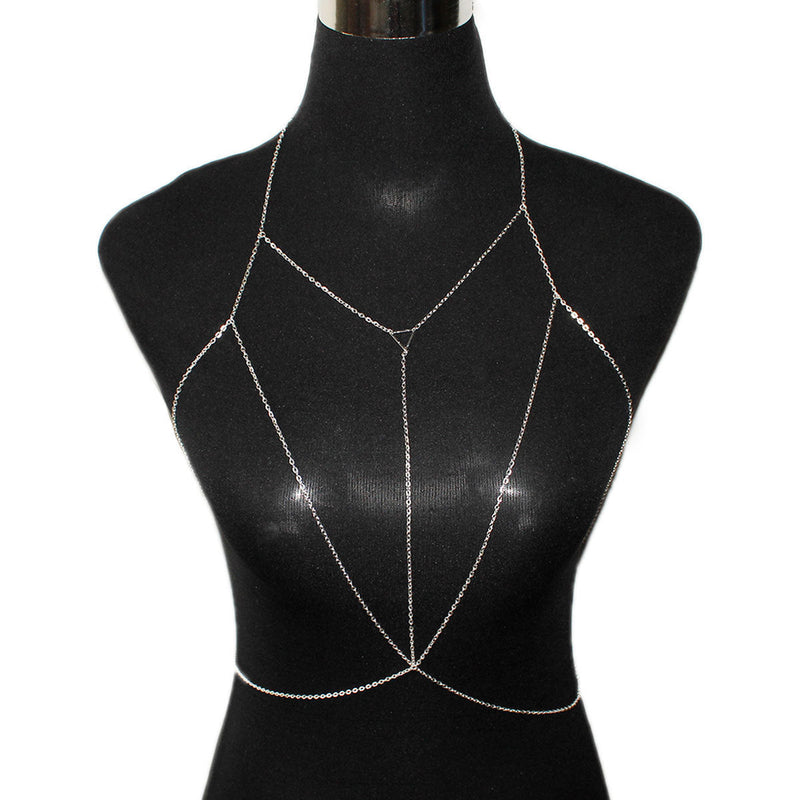 Sexy Chest Chain for Women Shiny Body Chain Jewelry