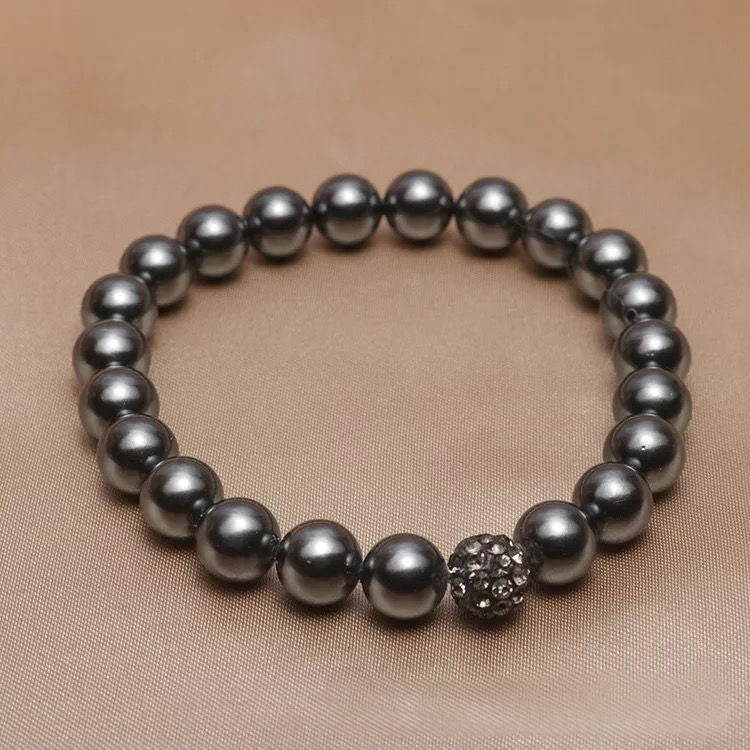 Simple Elegant Round Beads Shell Pearl Beads Bracelets