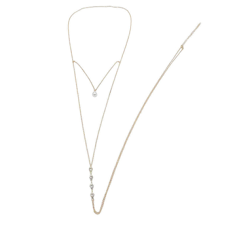 Back Chain Lady Multi-Layer Necklace