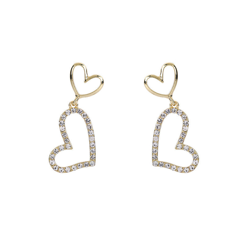 Heart Love Simple Pendant Earrings